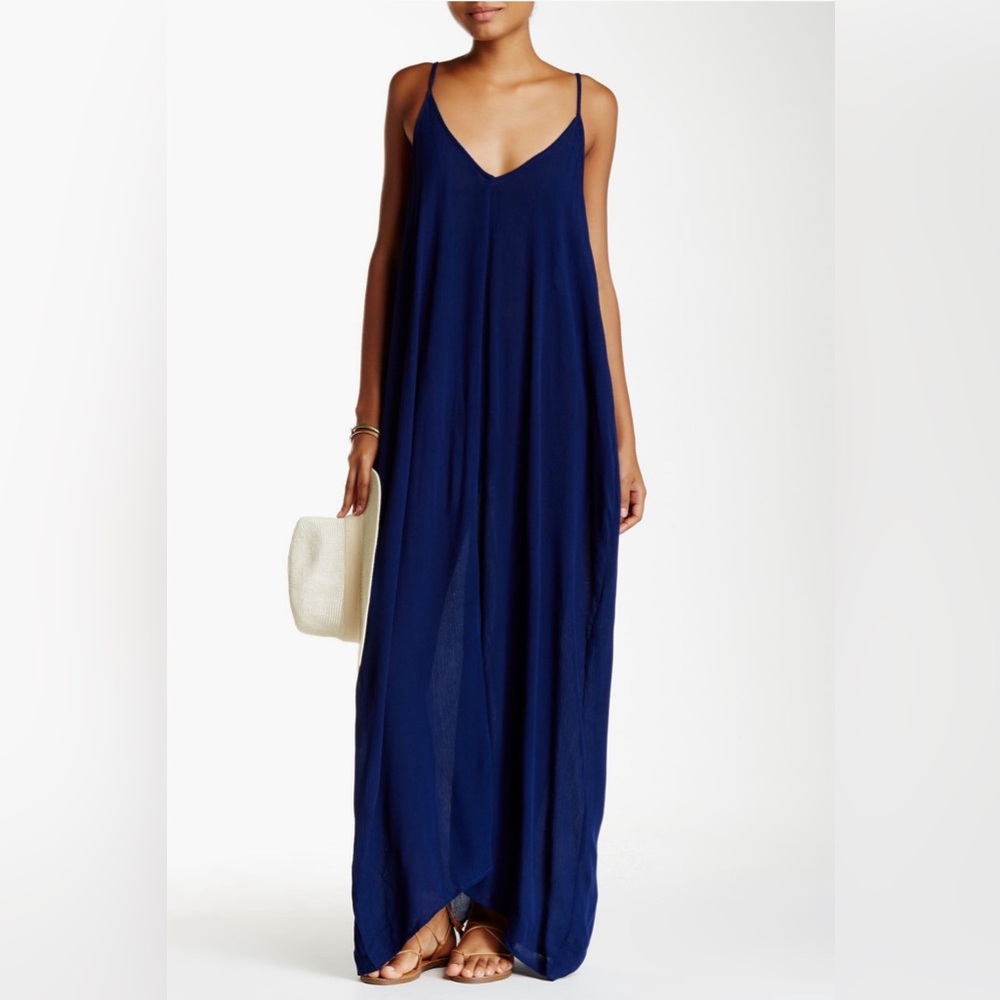 Lovestitch Navy V-Neck Dress